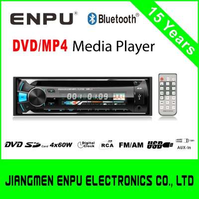 Car DVD MP4 Player With FM USB SD AUX Bluetooth