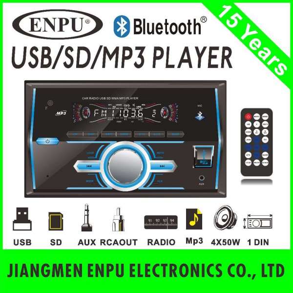 2 Din Car Mp3 Player With FM USB SD AUX ic 7388 Bluetooth 7 Colors