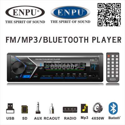 Detachable Panel Car MP3 Bluetooth Radio Player